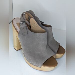 Dolce Vita Suede Leather Women's Platform Heels  Size 10 Tan‎